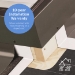 VELUX 25-1/2 in. x 25-1/2 in. Fixed Skylight  FCM 2222 with Solar Room Darkening Shade - FCM 22224