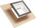 VELUX 25-1/2 in. x 25-1/2 in. Fixed Skylight  FCM 2222 with Solar Room Darkening Shade - FCM 22224
