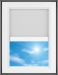 VELUX 25-1/2 in. x 33-1/2 in. Fixed Skylight  FCM 2230 with Solar Room Darkening Shade - FCM 22304